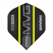 Plumas Winmau Darts Prism Alpha MVG 2021 Black Green Standard - 1