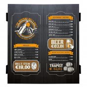 Armario Bulls Beer Menu Deluxe Cabinet Wood Black