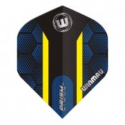 Plumas Winmau Darts Prism Alpha Blue Yellow Hexagon - 1