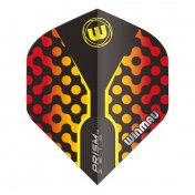 Plumas Winmau Darts Prism Zeta Black Yellow Red