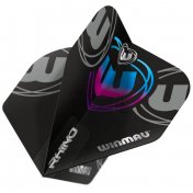 Plumas Winmau Darts Rhino Black Grey Blue - 2