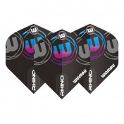 Plumas Winmau Darts Rhino Black Grey Blue - 3