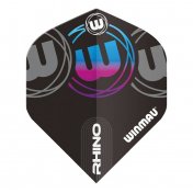 Plumas Winmau Darts Rhino Black Grey Blue - 1
