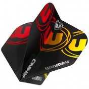 Plumas Winmau Darts Rhino Black Red Yellow - 2