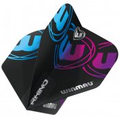 Plumas Winmau Darts Rhino Black Blue Purple - 2
