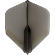 Pluma Bulls Darts Robson Estandar Negra Transparente - 1