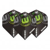 Plumas Winmau Darts Rhino Black Grey Green - 3