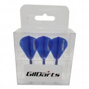 Pluma Gildarts Fantail Azul M 27.5mm - 4