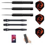 Juego Dardos Gildarts Sneeze Black 26g 90%  - 1