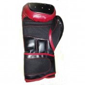 Guantes Boxeo Piel Sintética Relleno Algodón 16 Oz, ROJO - 2