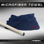 Paño Microfibra Towel Original Limpieza Taco Billar Color Negro - 3