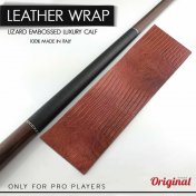 Manguito Original Modelo Leather Wrap Taco Billar Coñac - 3