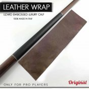 Manguito Original Modelo Leather Wrap Taco Billar Marron - 3