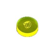 Soleta Original Acrylip Disk 13.7mm 3mm Yellow - 2