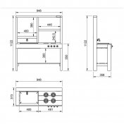 Cocina infantil para exterior Masgames Spicy - 3