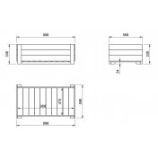 Mesa de cultivo Masgames Fortis L sin patas - 3