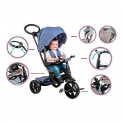 Triciclo Evolutivo Qplay Prime 4x1 Negro - 4