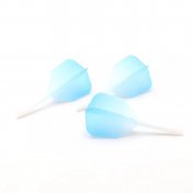  Plumas Flights Darts Cuesoul Tero AK5 Gradation Azul Shape L  - 2