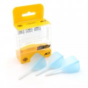  Plumas Flights Darts Cuesoul Tero AK5 Gradation Azul Shape L  - 3