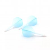  Plumas Flights Darts Cuesoul Tero AK5 Gradation Azul Standard M  - 2
