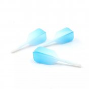  Plumas Flights Darts Cuesoul Tero AK5 Gradation Azul Slim M  - 2