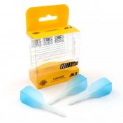  Plumas Flights Darts Cuesoul Tero AK5 Gradation Azul Slim M  - 3