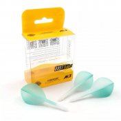  Plumas Flights Darts Cuesoul Tero AK5 Gradation Dark Green Teardrop S  - 3