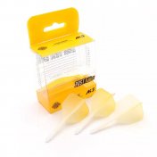  Plumas Flights Darts Cuesoul Tero AK5 Gradation Amarillo Shape L  - 3