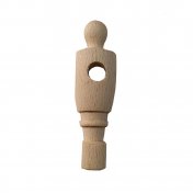 Jugador Futbolin Madrileño Refuerzo Lateral Madera Natural - 3
