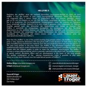 Goma Para Pala Ping Pong Sauer Troger Hellfire X Negra 0.5mm - 2