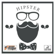 Goma Para Pala Ping Pong Sauer Troger Hipster Negra 1.9mm - 1