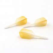  Plumas Flights Darts Cuesoul Tero AK5 Gradation Amarillo Slim M  - 2
