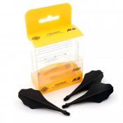  Plumas Flights Darts Cuesoul Tero AK8 Cloud Shape Negro  - 5