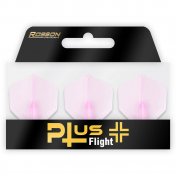 Pluma Bulls Darts Robson Crystal Estandar Rosa Transparente - 2