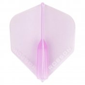 Pluma Bulls Darts Robson Crystal Estandar Rosa Transparente - 1