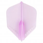 Pluma Bulls Darts Robson Crystal Estandar Small Rosa Transparente - 1