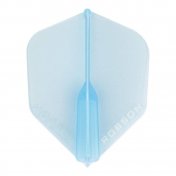 Pluma Bulls Darts Robson Crystal Estandar Small Azul Transparente - 1