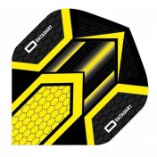 Pluma Dardos Datadart HEX Flight Yellow/Black  - 2