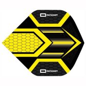 Pluma Dardos Datadart HEX Flight Yellow/Black  - 3