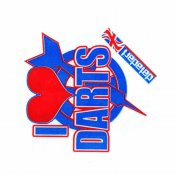 Pluma Dardos Datadart Metronic Flight I Love Darts - 2