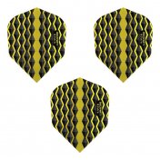 Pluma Dardos Viper Flights Lumacore  Standard Yellow Black - 2