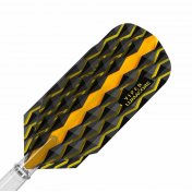 Pluma Dardos Viper Flights Lumacore Slim Yellow Black - 3