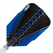 Pluma Dardos Viper Flights Black Flux Standard Blue  - 2