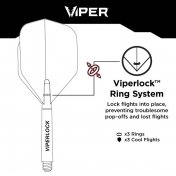 Pluma Dardos Viper Cool Flights Standard White - 2
