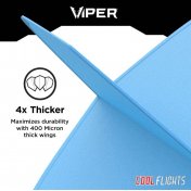 Pluma Dardos Viper Cool Flights Standard Blue - 2