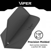 Pluma Dardos Viper Cool Flights Standard Black - 4