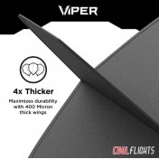Pluma Dardos Viper Cool Flights Standard Black - 5
