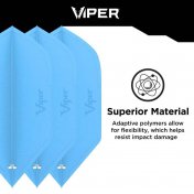 Pluma Dardos Viper Cool Flights Slim Blue - 2