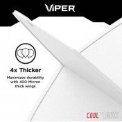 Pluma Dardos Viper Cool Flights Slim White  - 4