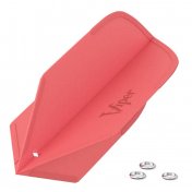 Pluma Dardos Viper Cool Flights Slim Red - 1